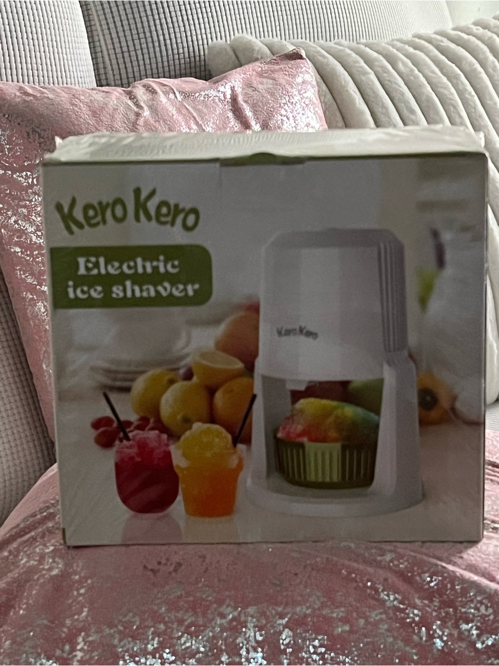 White Electric Ice Shaver